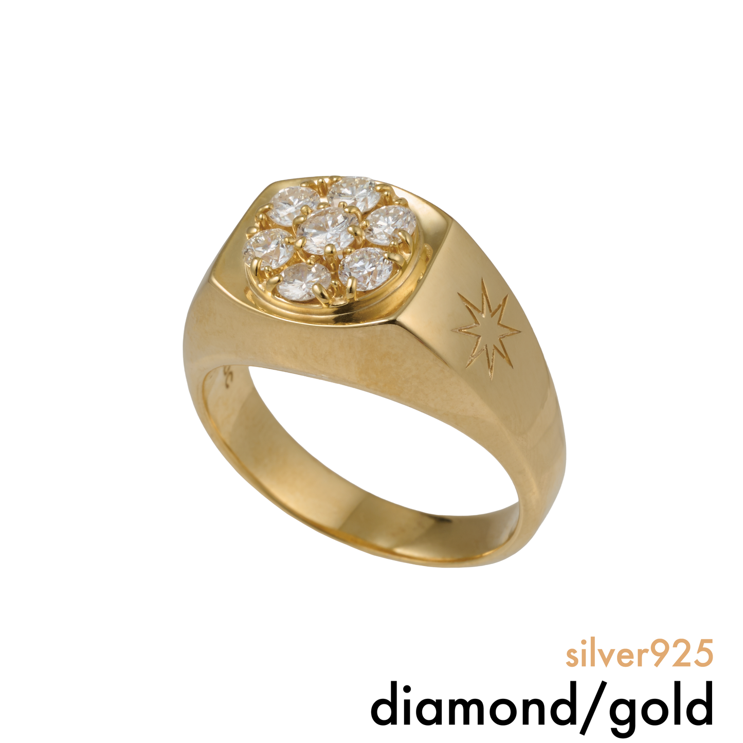 diamond memory ring (diamond / gold)発送予定:2025年8月中旬~