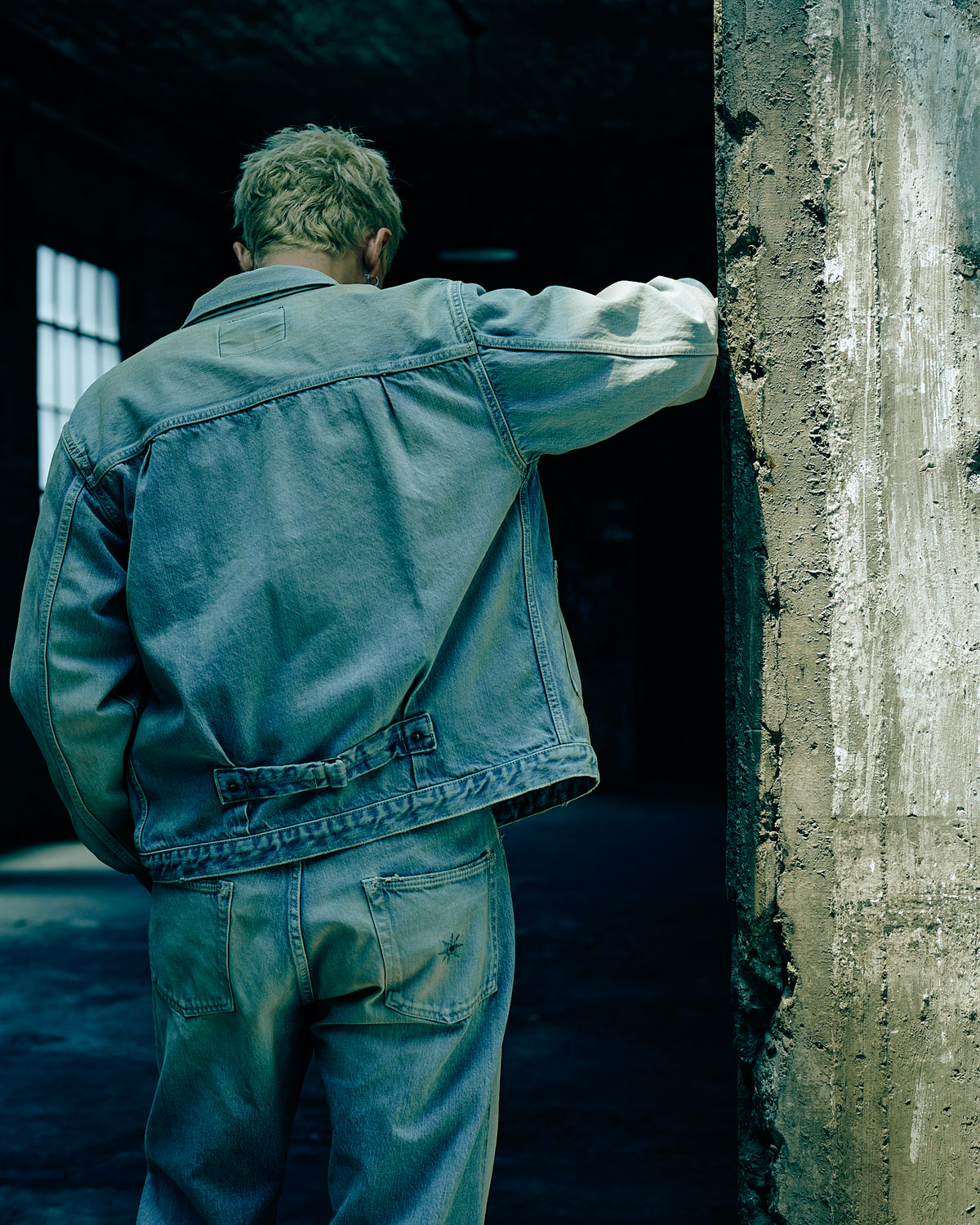 【FULLCOUNT×GDC】Classic Pleated Denim Jacket(Hand Wash)