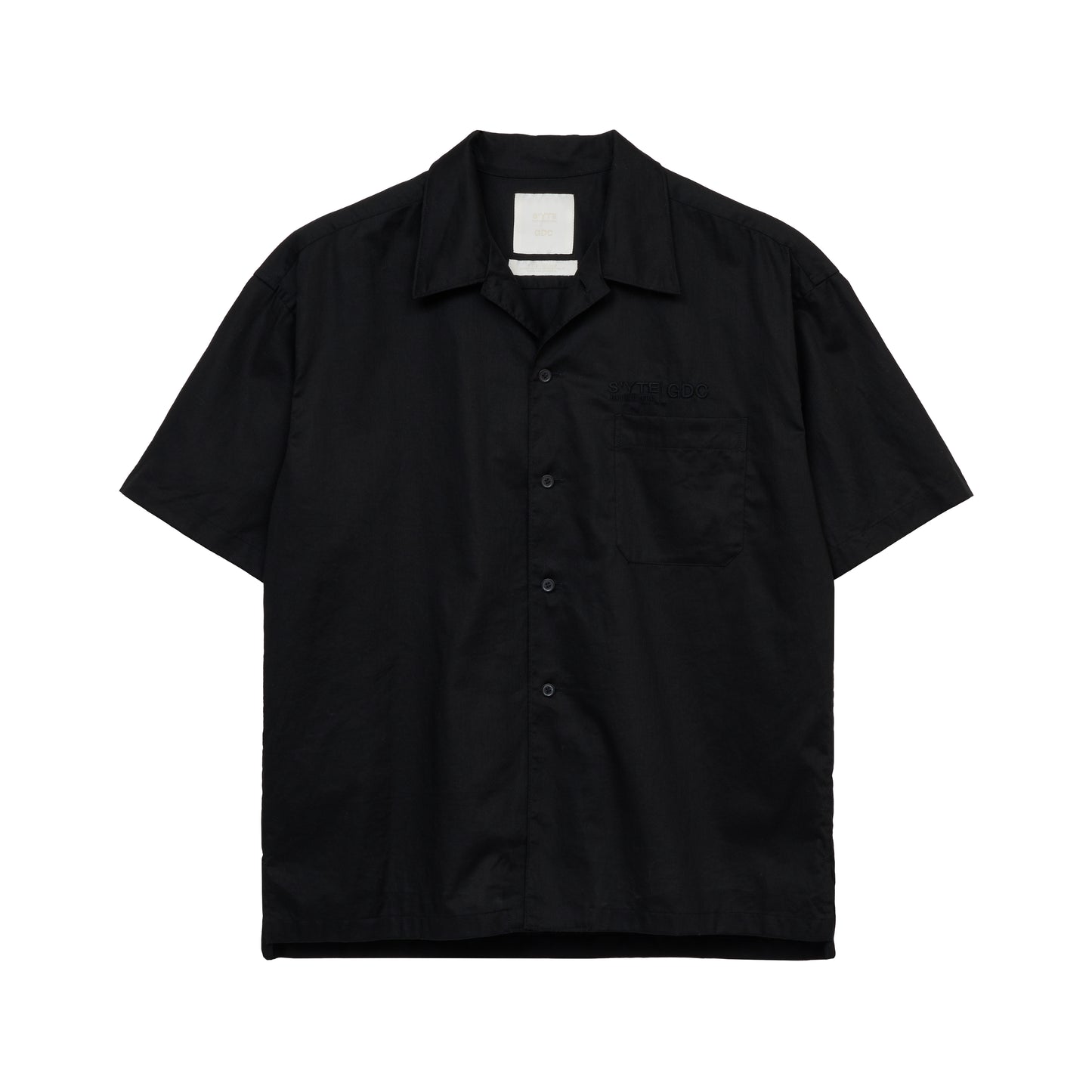 【S’YTE × GDC】EMBROIDERY OPEN COLLAR SHIRTS