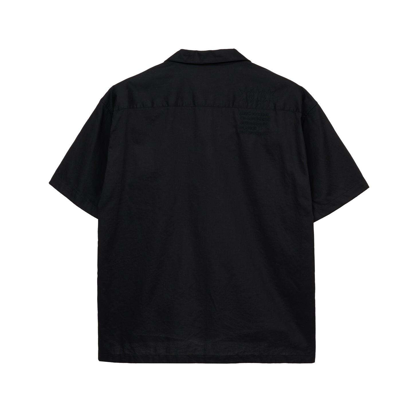 【S’YTE × GDC】EMBROIDERY OPEN COLLAR SHIRTS