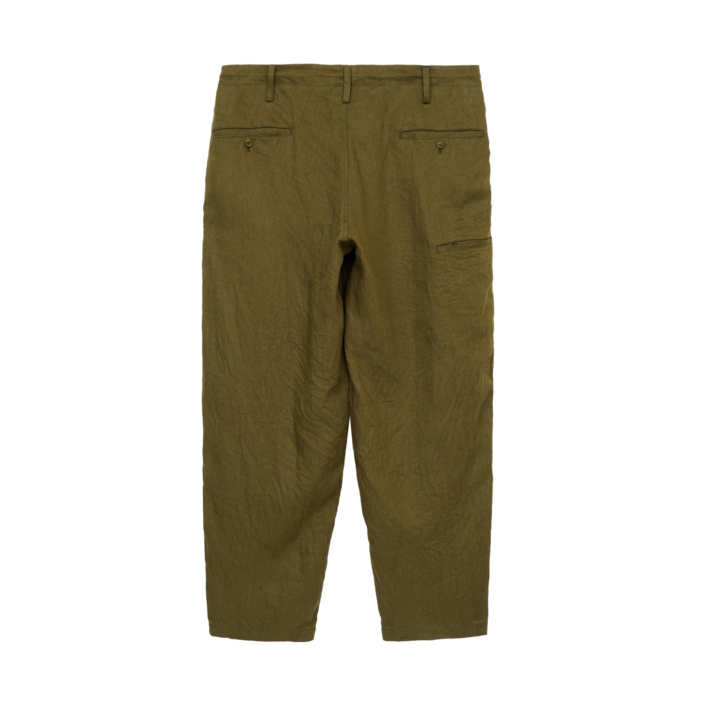 【S’YTE × GDC】VINTAGE LINEN CHINO CLOTH OCTAGON STAR EMBROIDERY WAIST-STRING PANTS