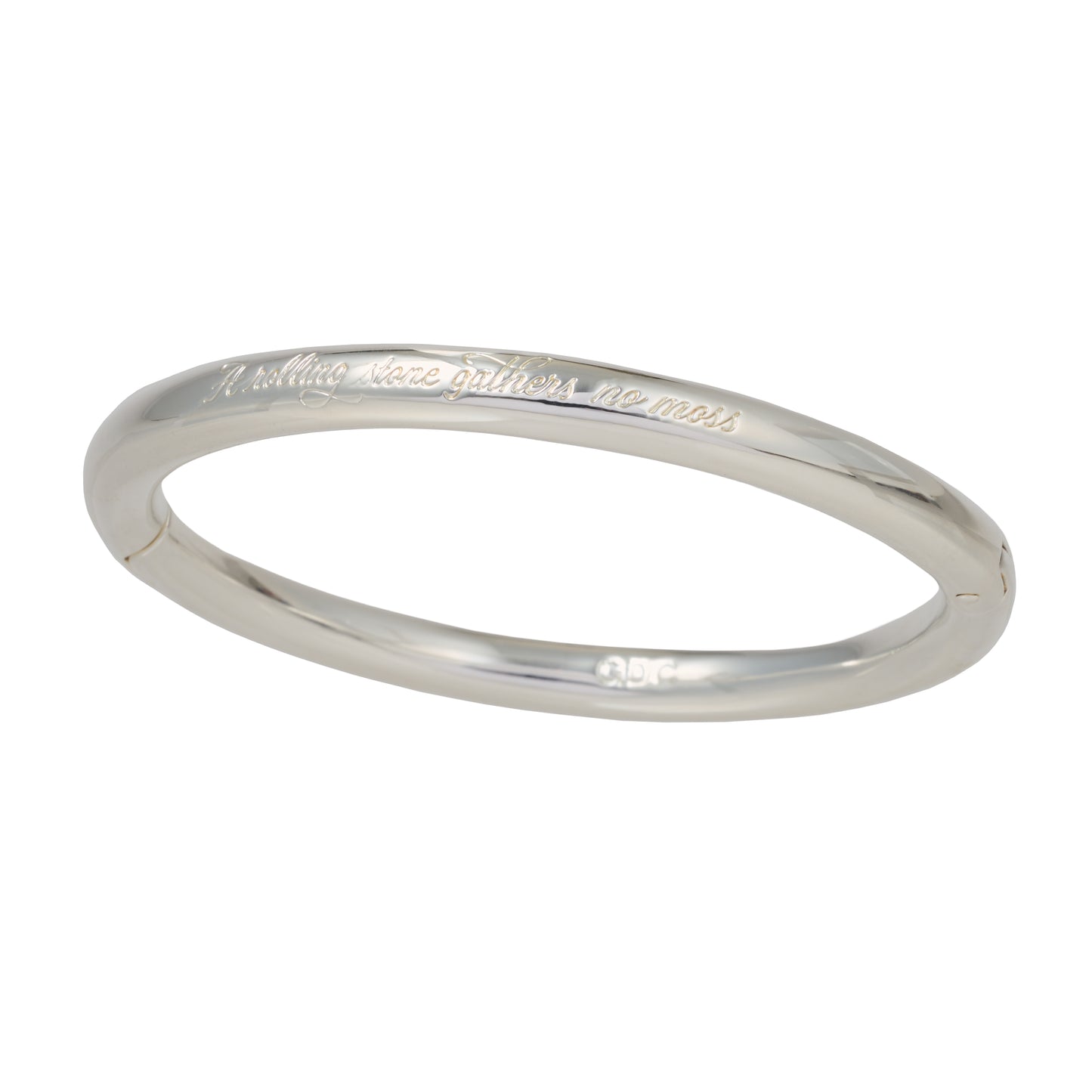 rolling stone bangle(silver)