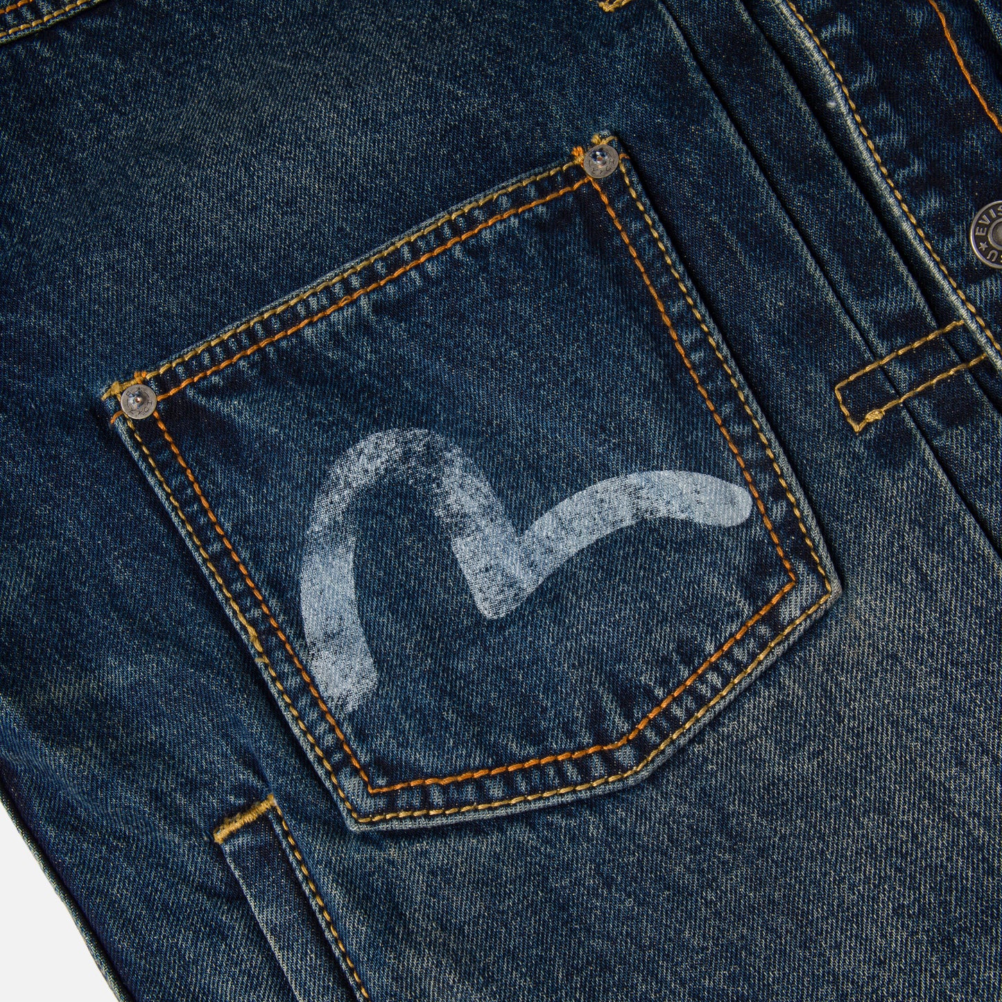 EVISU X GDC WASHED TYPE 2 DENIM JACKET