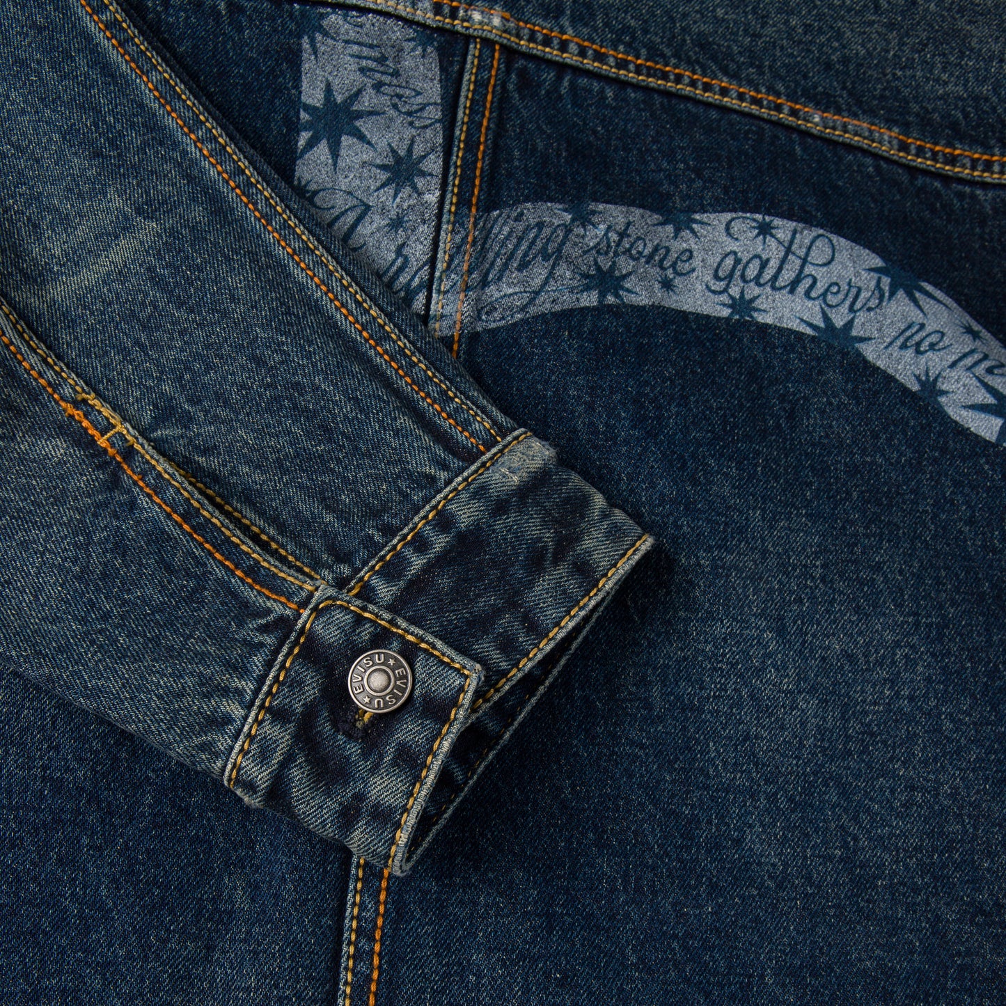 EVISU X GDC WASHED TYPE 2 DENIM JACKET