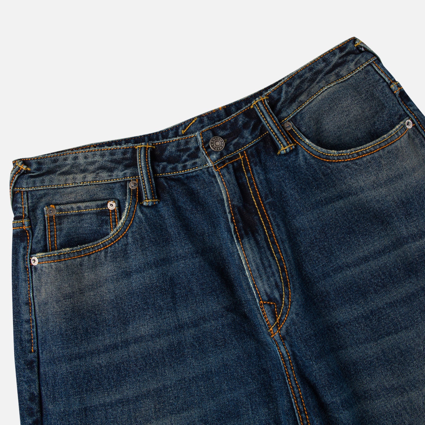 EVISU X GDC WASHED 5P RELAX FIT JEANS