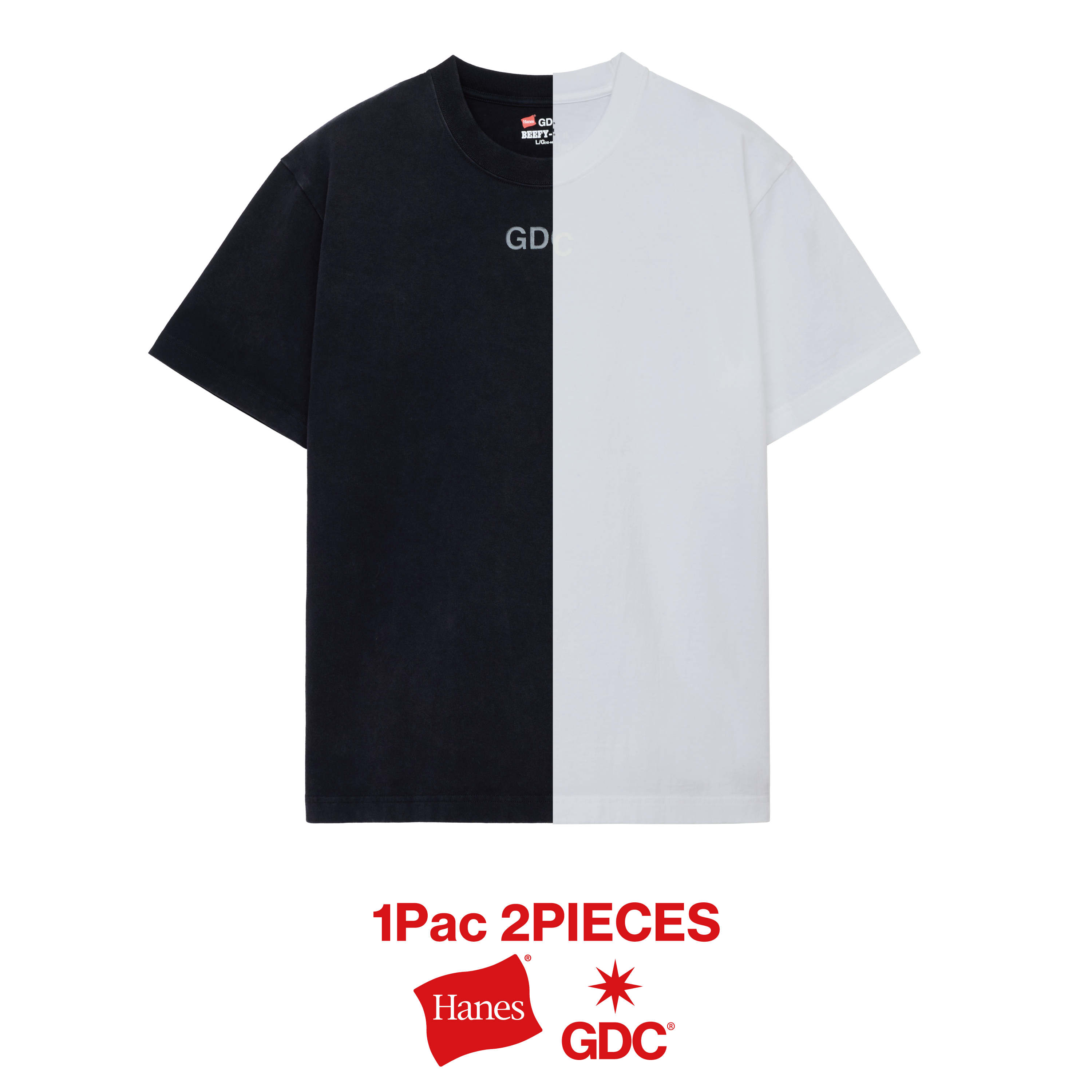 HANES × GDC】2P BEEFY-T