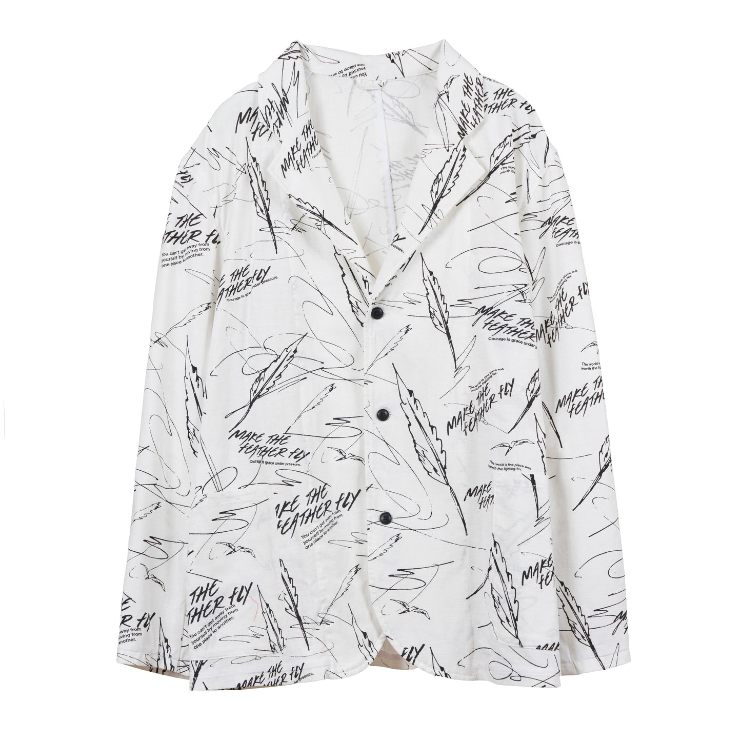 All-over pattern jacket