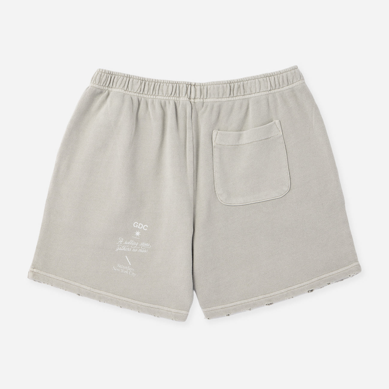 GDC×Saturdays NYC Austin Damaged Sweat Short Pants