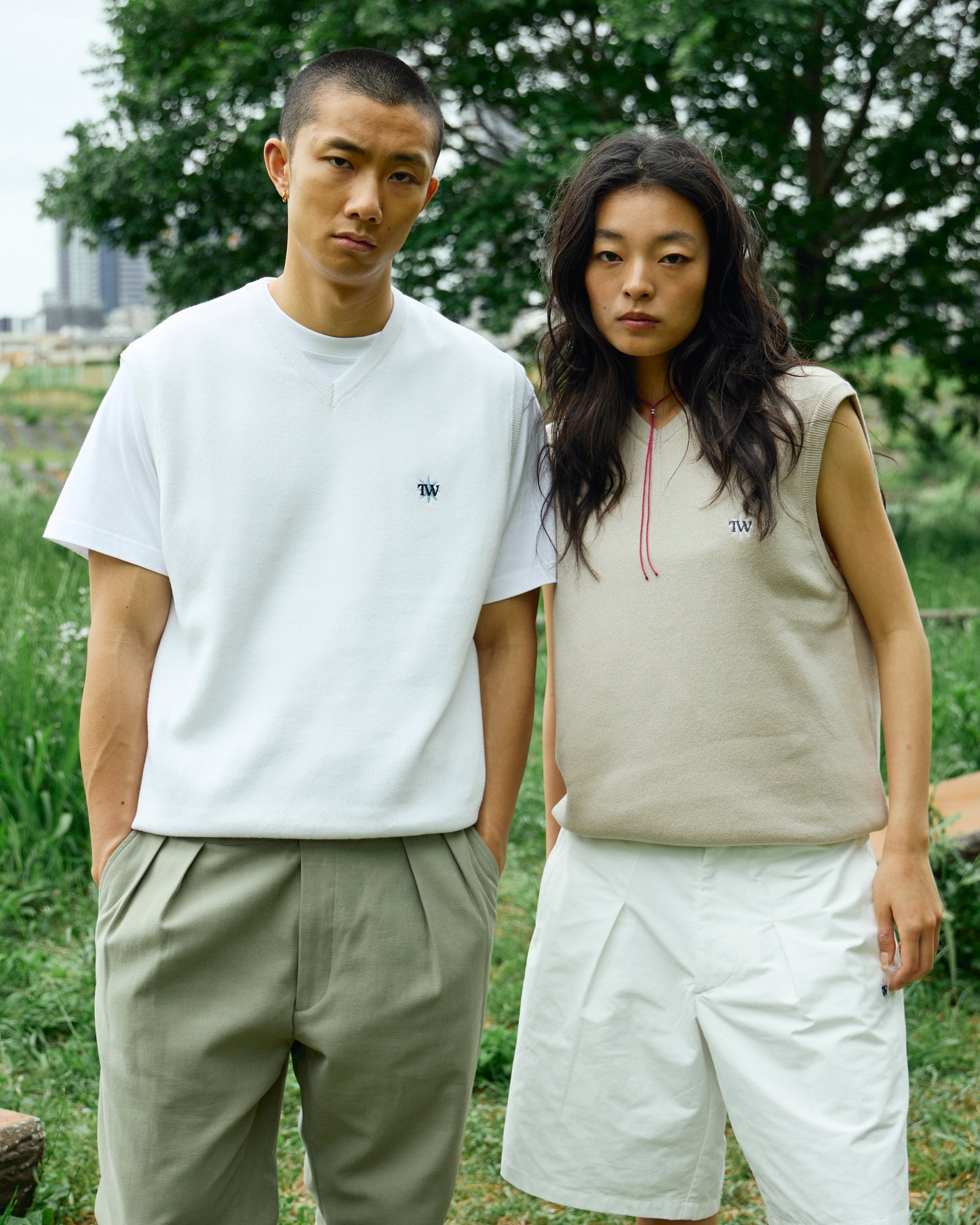 GDC×TW Cotton Knit Vest(発送予定：2026年8月上旬~)