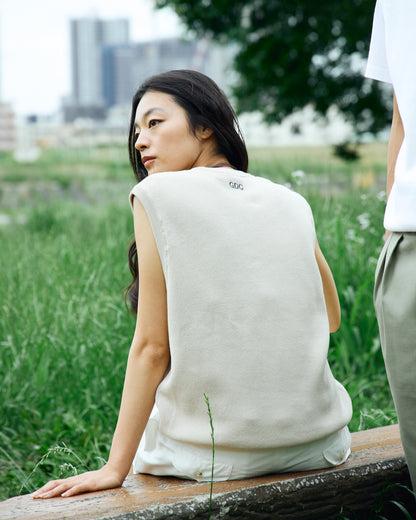 GDC×TW Cotton Knit Vest(発送予定：2026年8月上旬~)