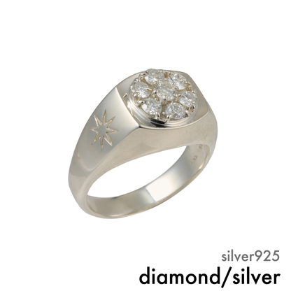 diamond memory ring (diamond / silver)発送予定：2025年8月中旬~
