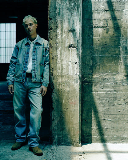 【FULLCOUNT×GDC】Classic Pleated Denim Jacket(Hand Wash)