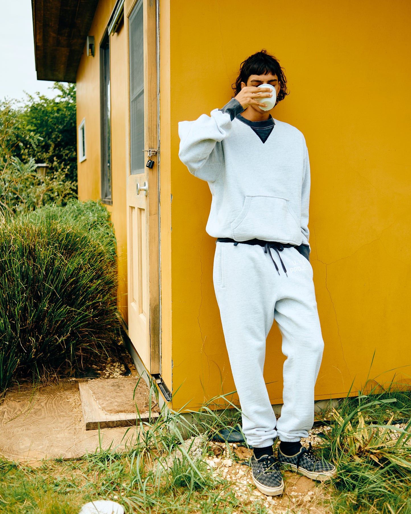 【RUSSELL×PROJECT D.】sunfaded crew sweatshirt(発送予定：2027年1月上旬~)