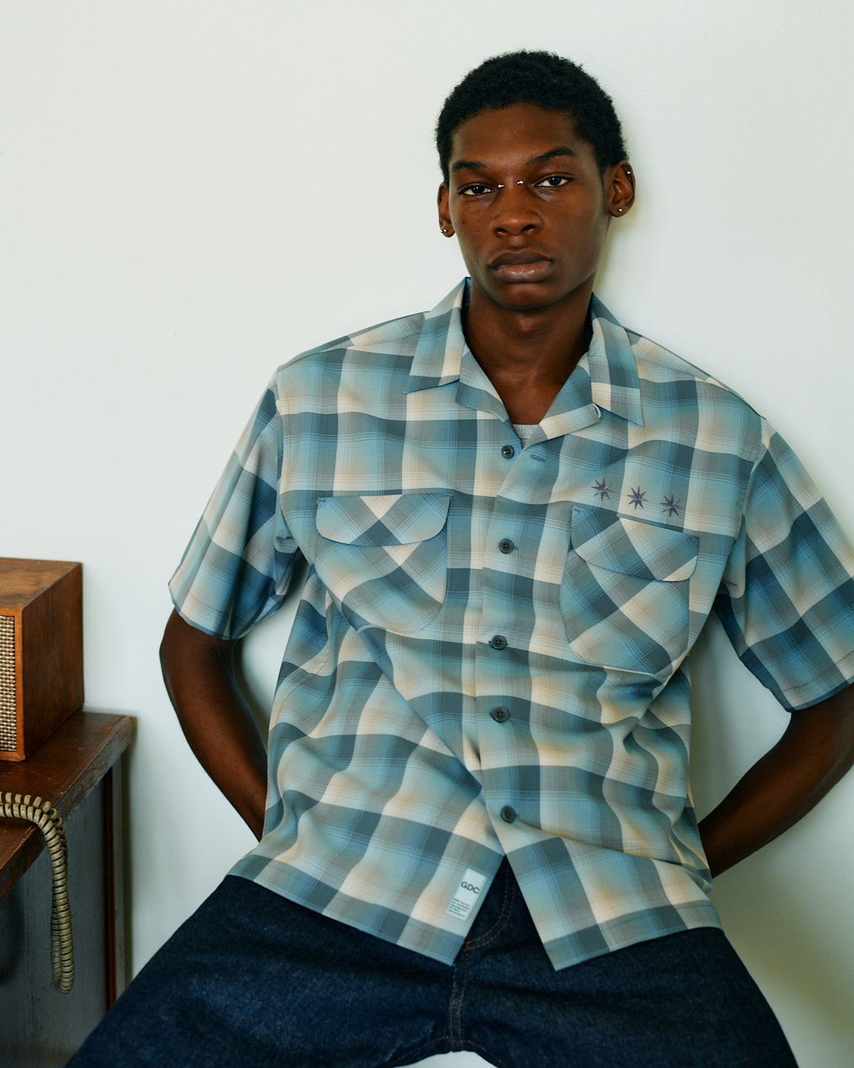 GDC PENDLETON Open Collar Shirt ペンドルトン PENDLETON×GDC】Open Collar Shirt S／S