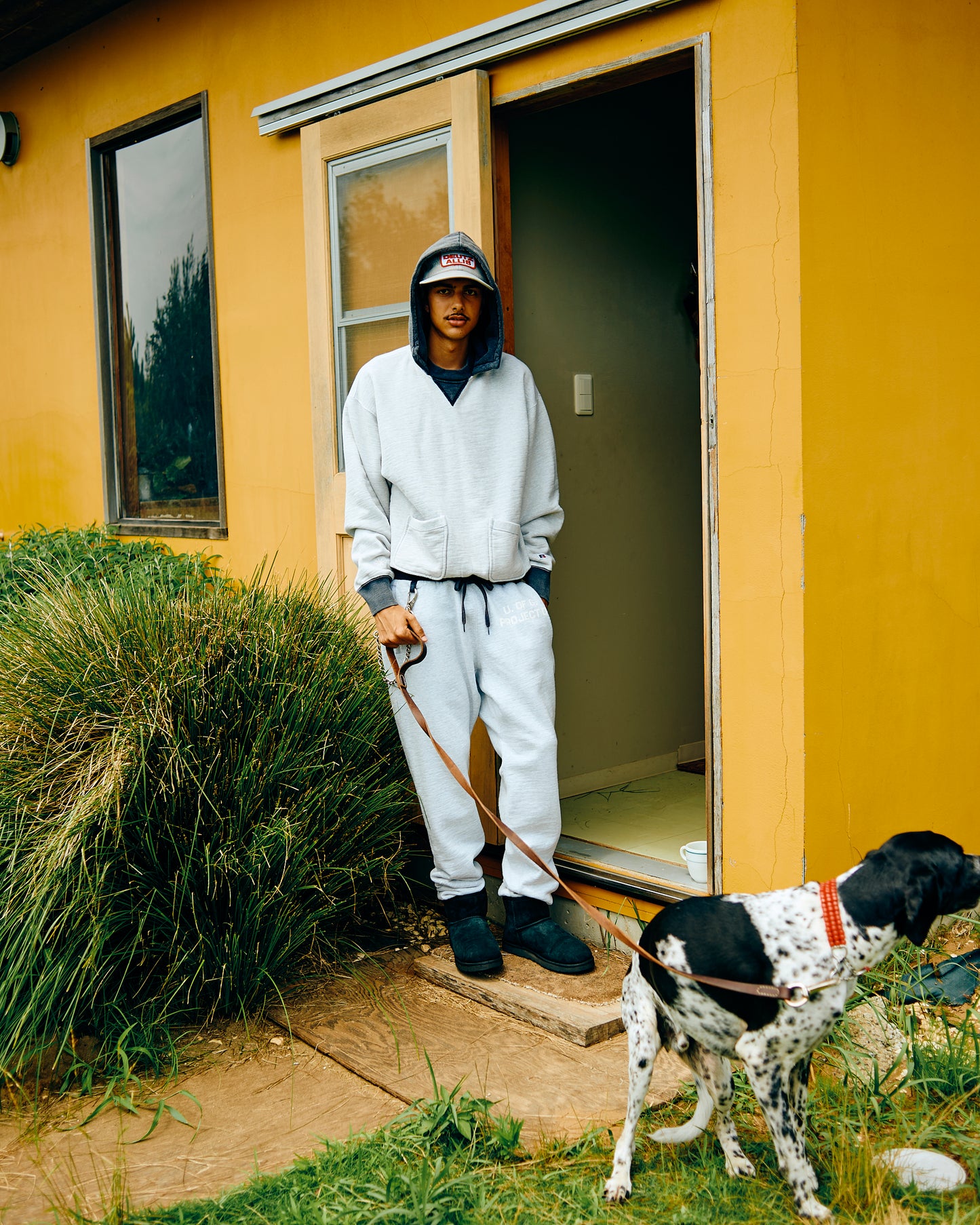 【RUSSELL×PROJECT D.】sunfaded sweat pants(発送予定：2027年1月上旬~)
