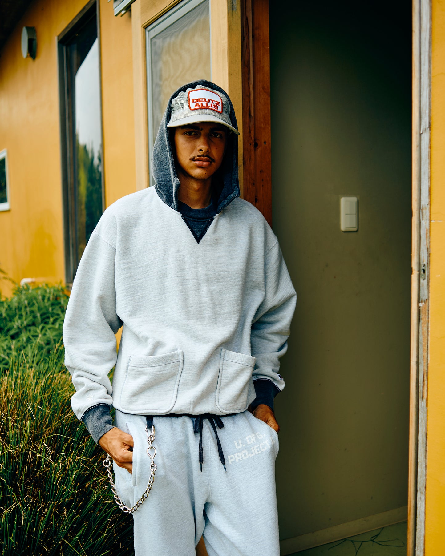 【RUSSELL×PROJECT D.】sunfaded sweat hoodie(発送予定：2027年1月上旬~)