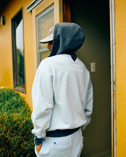 【RUSSELL×PROJECT D.】sunfaded sweat hoodie(発送予定：2027年1月上旬~)