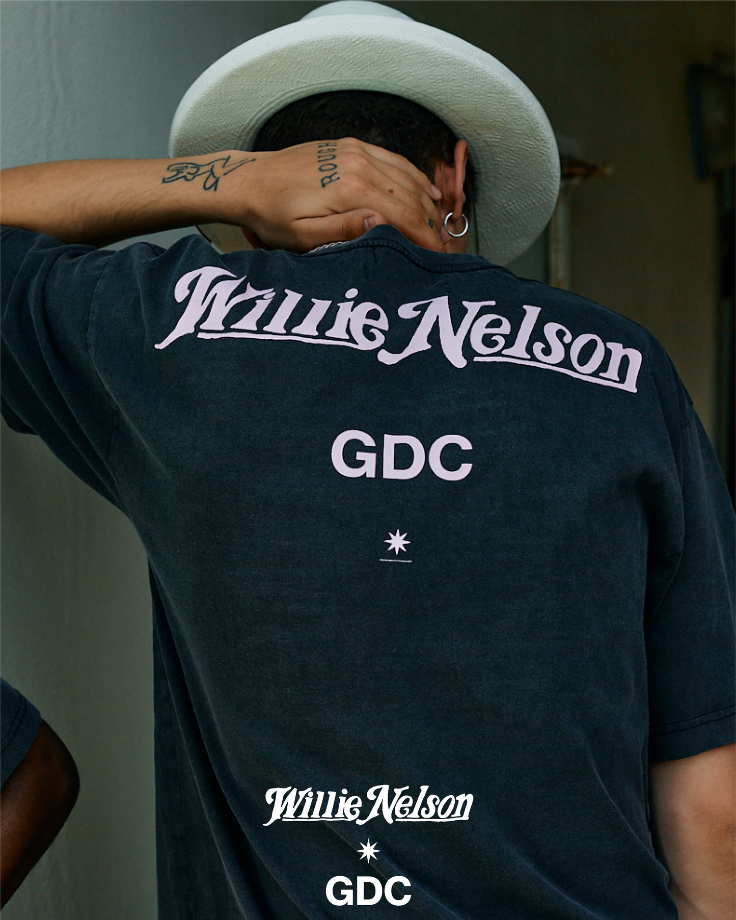 【Willie Nelson×GDC】guitar Tee(発送予定：2026年7月下旬~)