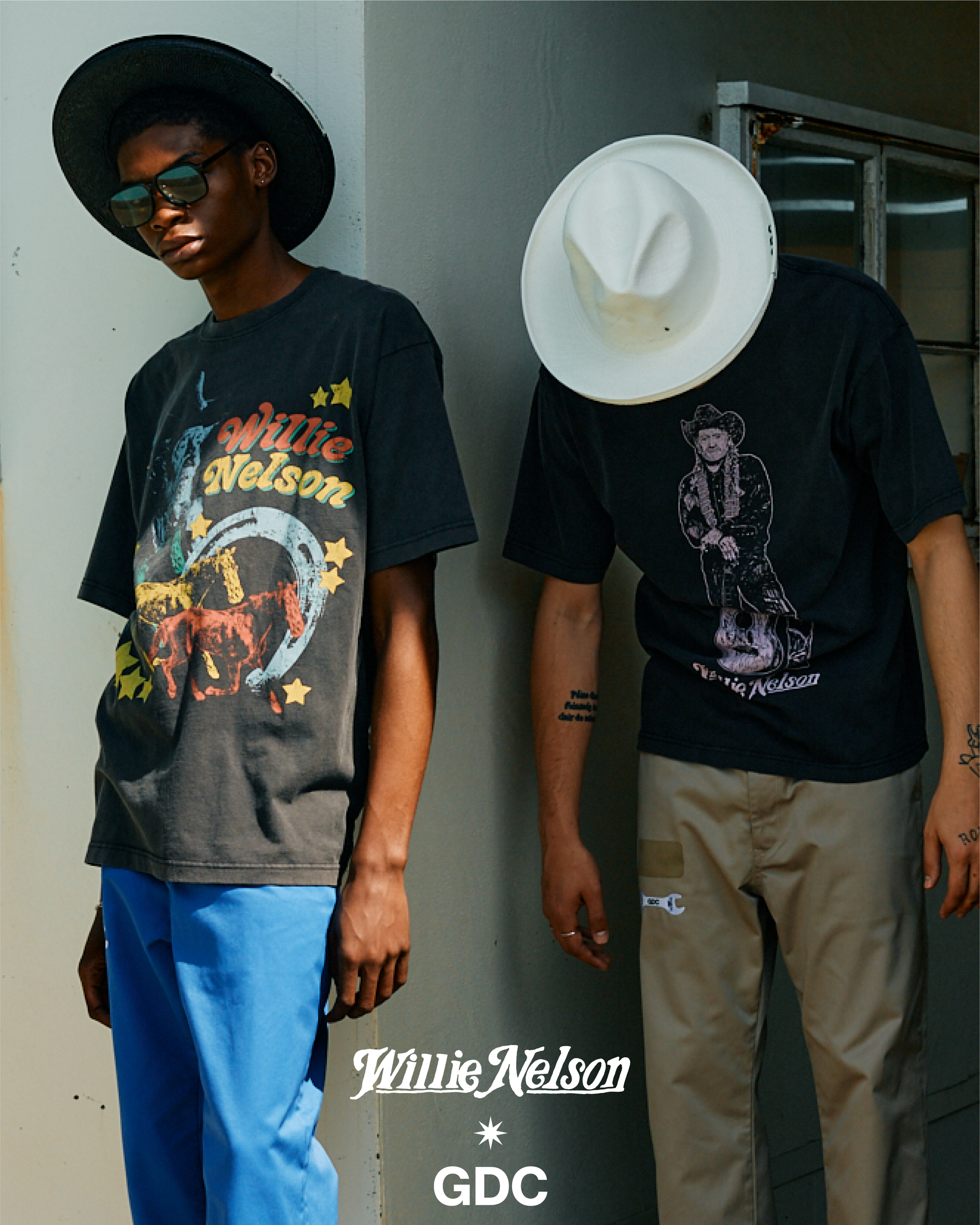 Willie Nelson×GDC】guitar Tee(発送予定：2026年7月下旬~)