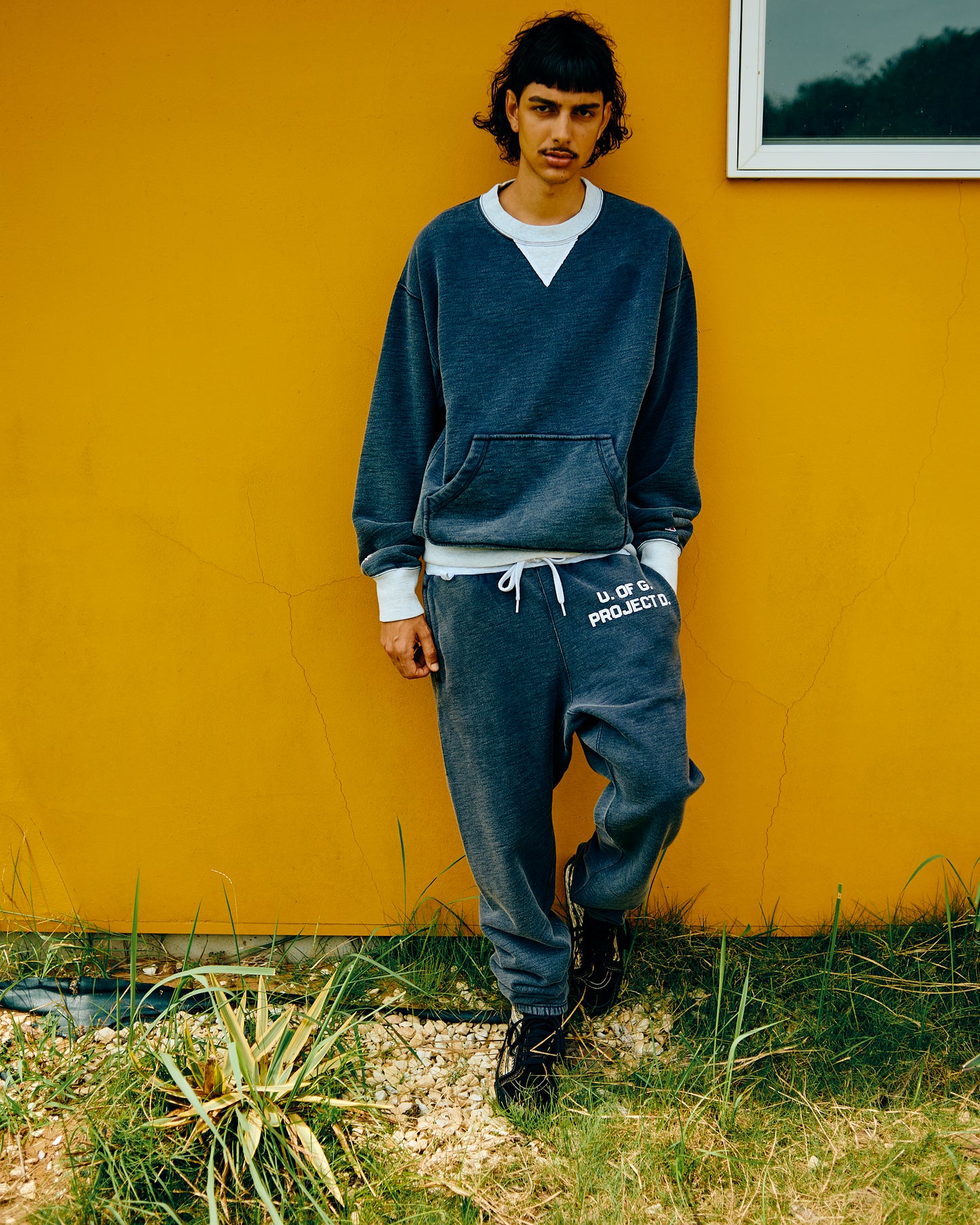 【RUSSELL×PROJECT D.】sunfaded crew sweatshirt(発送予定：2027年1月上旬~)