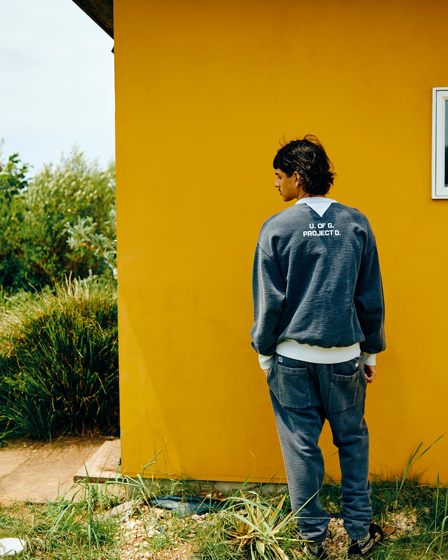 【RUSSELL×PROJECT D.】sunfaded crew sweatshirt(発送予定：2027年1月上旬~)