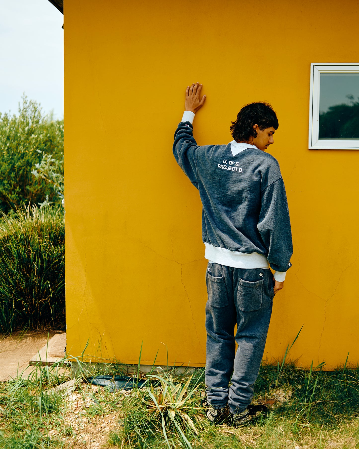 【RUSSELL×PROJECT D.】sunfaded crew sweatshirt(発送予定：2027年1月上旬~)
