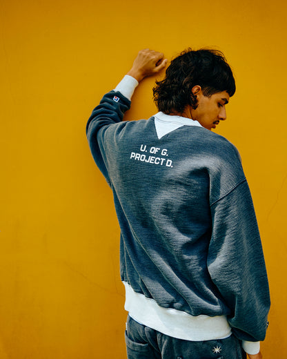 【RUSSELL×PROJECT D.】sunfaded crew sweatshirt(発送予定：2027年1月上旬~)