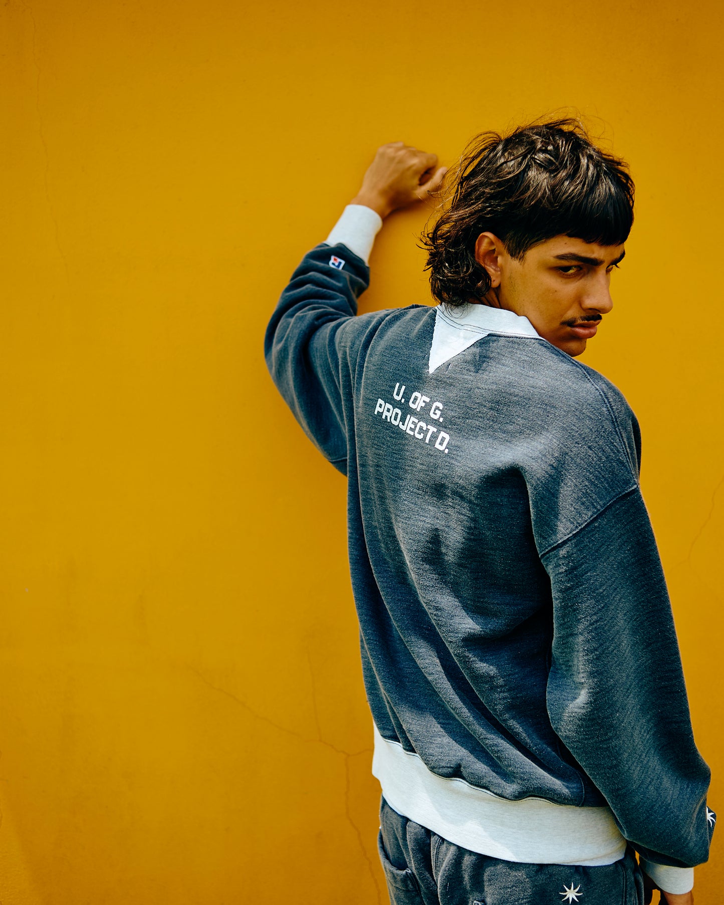 【RUSSELL×PROJECT D.】sunfaded crew sweatshirt(発送予定：2027年1月上旬~)