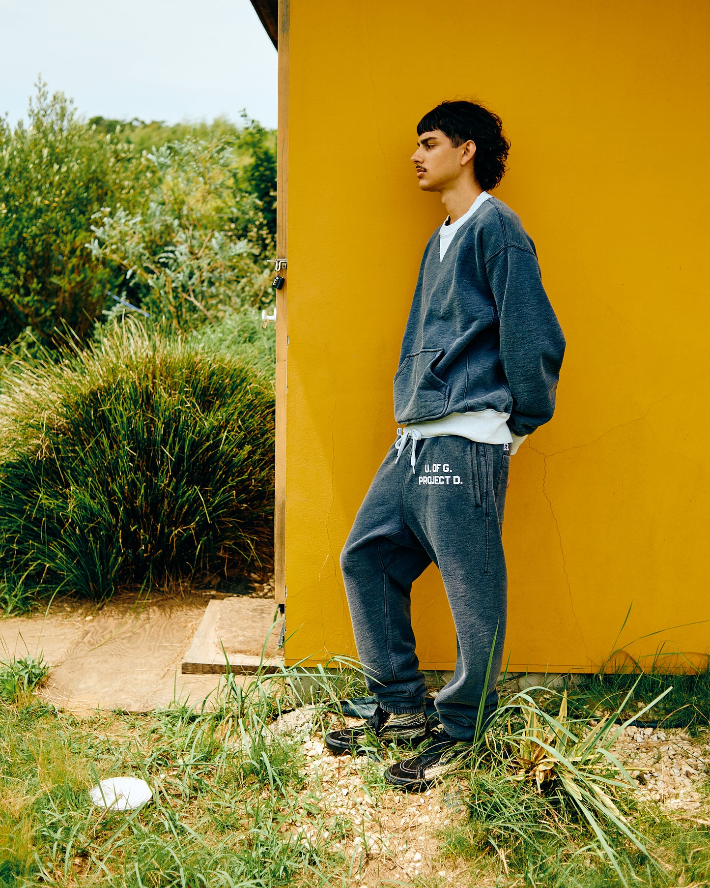 【RUSSELL×PROJECT D.】sunfaded crew sweatshirt(発送予定：2027年1月上旬~)