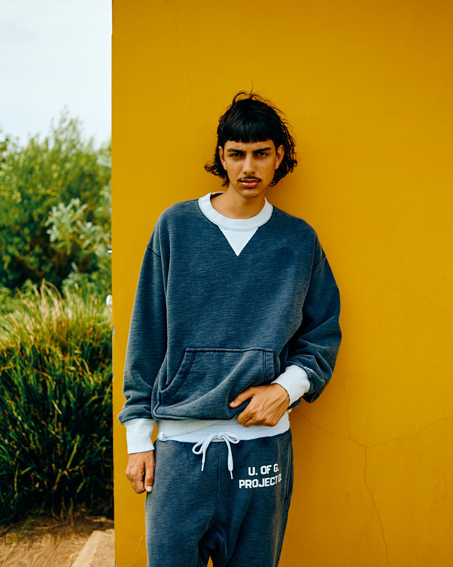 【RUSSELL×PROJECT D.】sunfaded crew sweatshirt(発送予定：2027年1月上旬~)