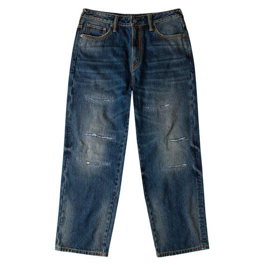 EVISU X GDC WASHED 5P RELAX FIT JEANS