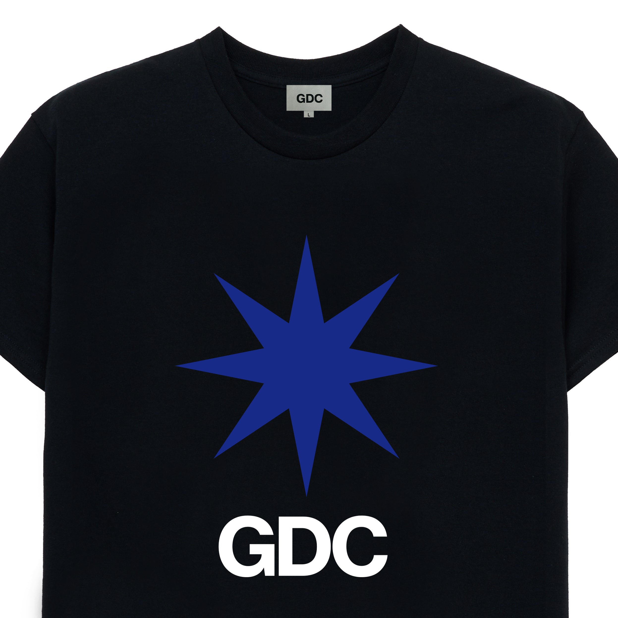 GDC STAR Tee ブルー L GDC STAR Tee