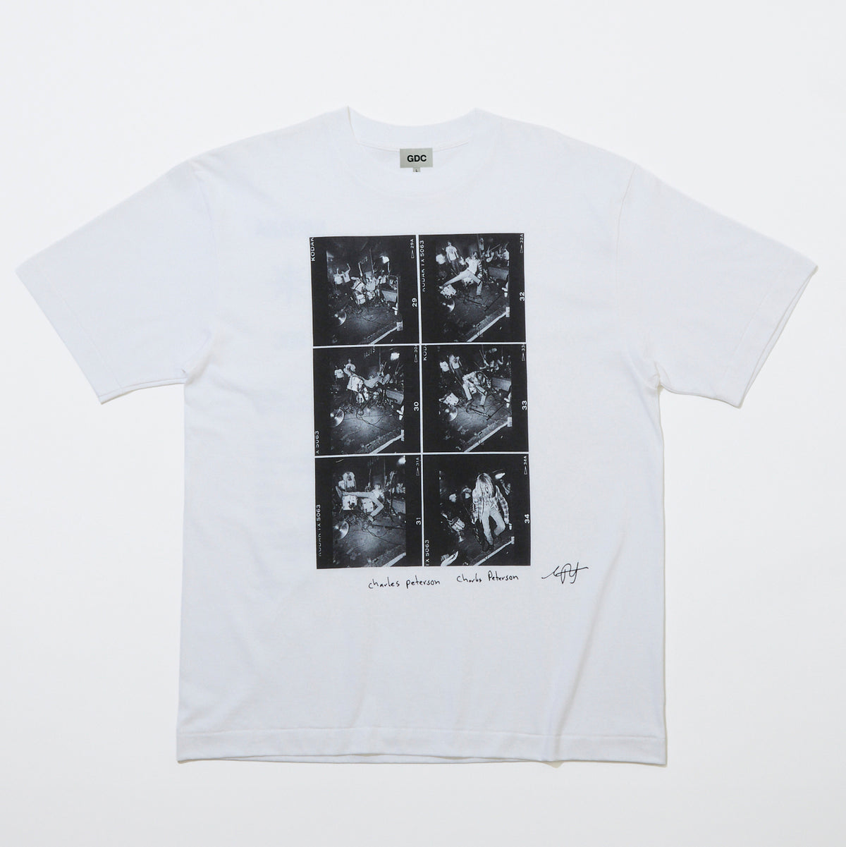【Charles Peterson×GDC】Raji's Drum Sequence Tee(発送予定：2026年12月上旬~)