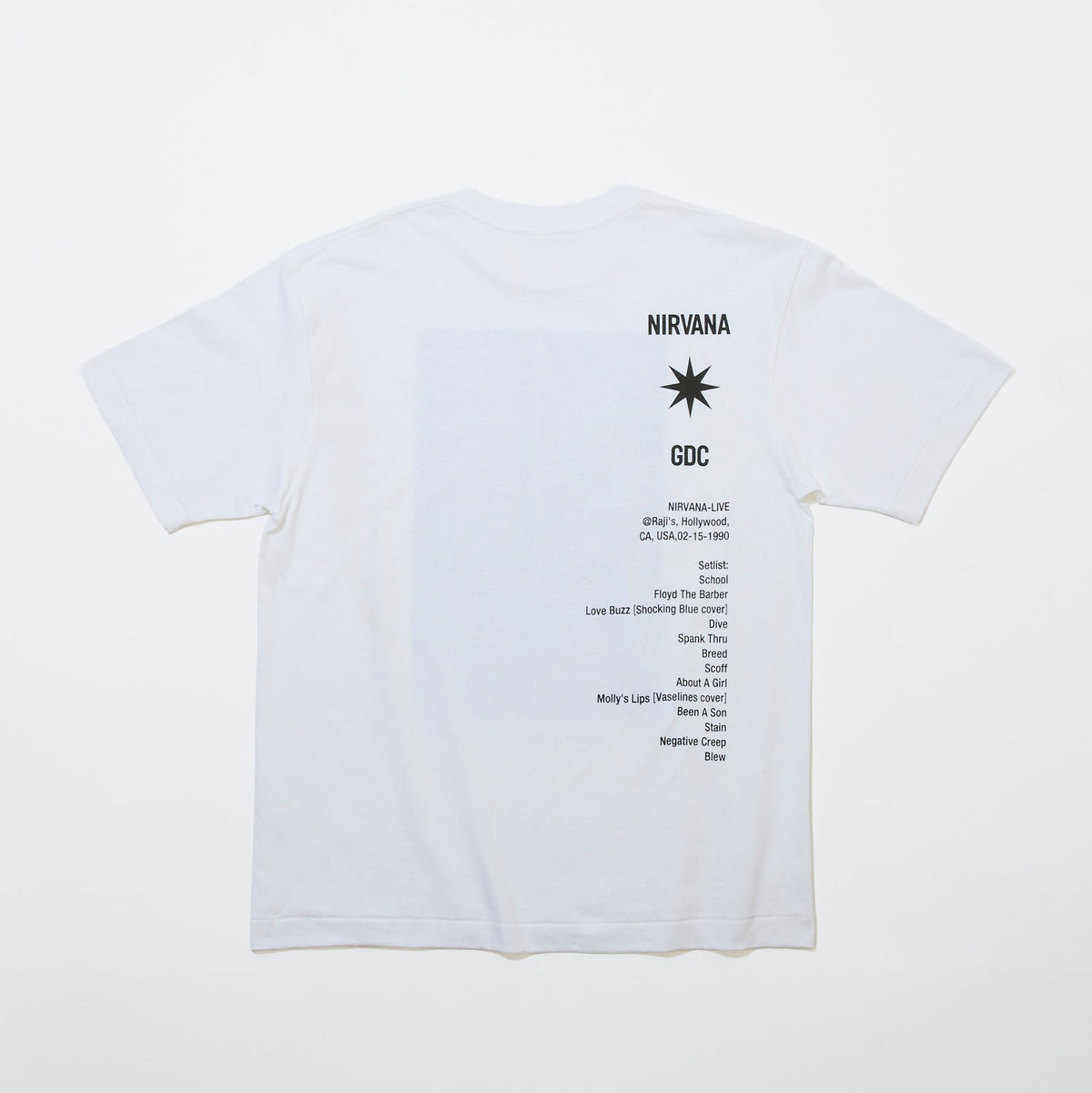 【Charles Peterson×GDC】Raji's Drum Sequence Tee(発送予定：2026年12月上旬~)