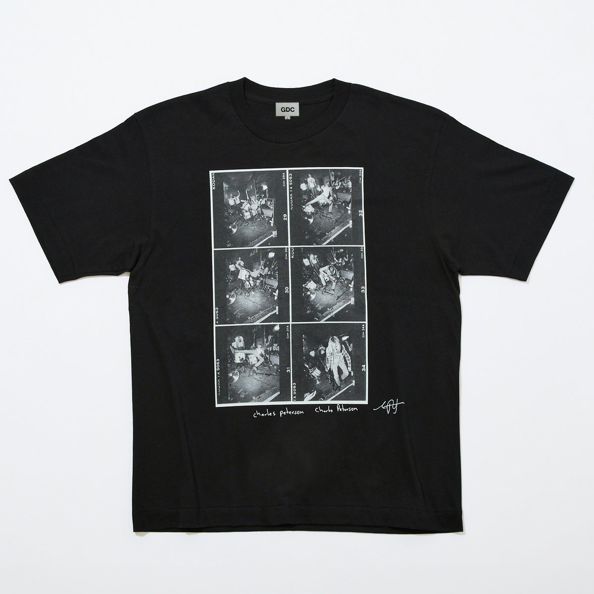 【Charles Peterson×GDC】Raji's Drum Sequence Tee(発送予定：2026年12月上旬~)