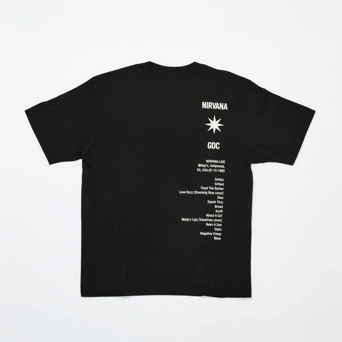 【Charles Peterson×GDC】Raji's Drum Sequence Tee(発送予定：2026年12月上旬~)