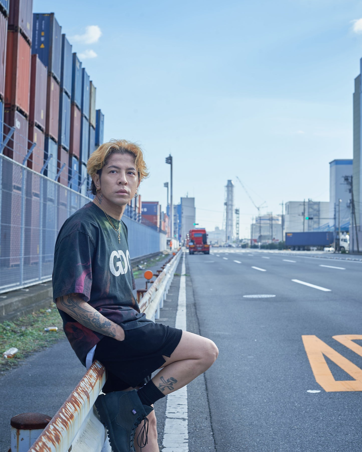 【KJ×GDC collab】pile short pants