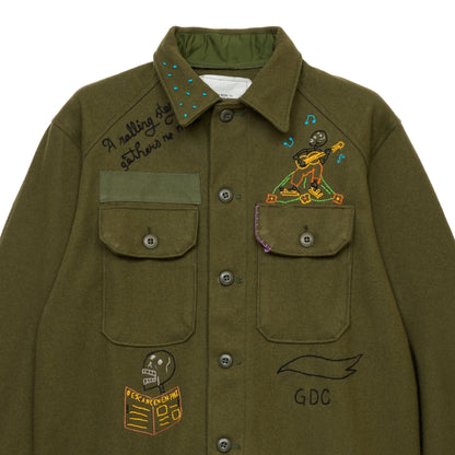 Hand Stitch Militaly Shirt