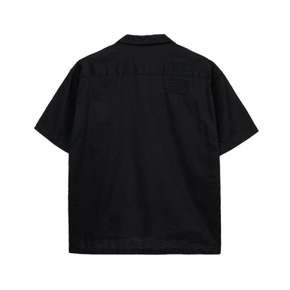 【S’YTE × GDC】EMBROIDERY OPEN COLLAR SHIRTS