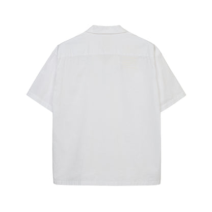 【S’YTE × GDC】EMBROIDERY OPEN COLLAR SHIRTS