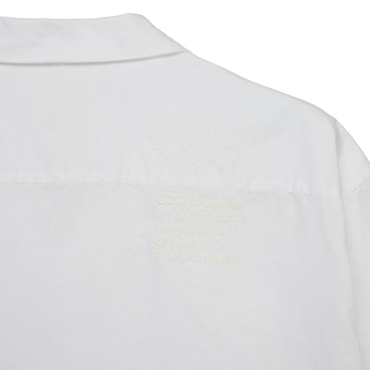 【S’YTE × GDC】EMBROIDERY OPEN COLLAR SHIRTS