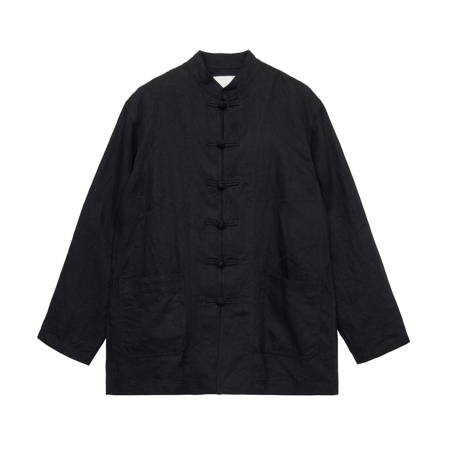 【S’YTE × GDC】VINTAGE LINEN CHINO CLOTH OCTAGON STAR EMBROIDERY CHINA JACKET"