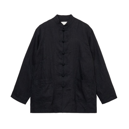 【S’YTE × GDC】VINTAGE LINEN CHINO CLOTH OCTAGON STAR EMBROIDERY CHINA JACKET"