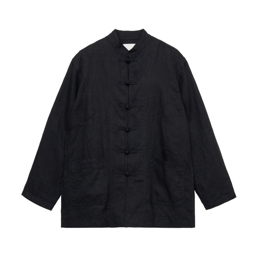 【S’YTE × GDC】VINTAGE LINEN CHINO CLOTH OCTAGON STAR EMBROIDERY CHINA JACKET"