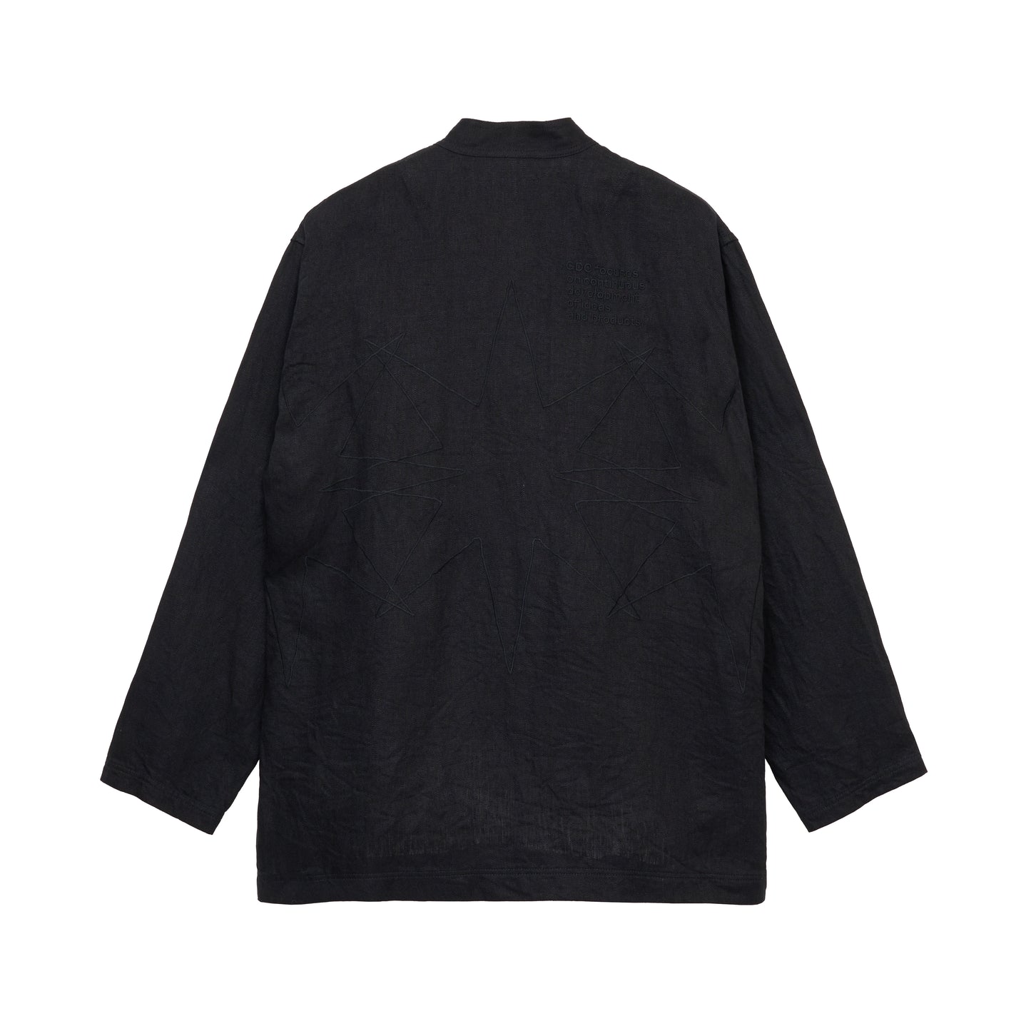 【S’YTE × GDC】VINTAGE LINEN CHINO CLOTH OCTAGON STAR EMBROIDERY CHINA JACKET"