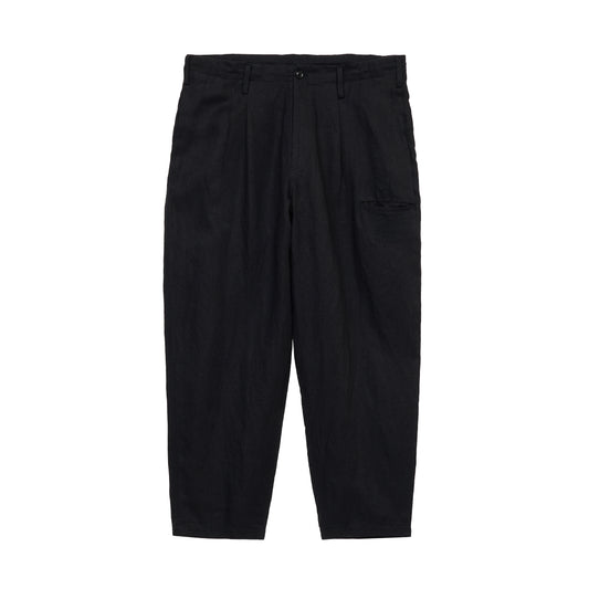 【S’YTE × GDC】VINTAGE LINEN CHINO CLOTH OCTAGON STAR EMBROIDERY WAIST-STRING PANTS