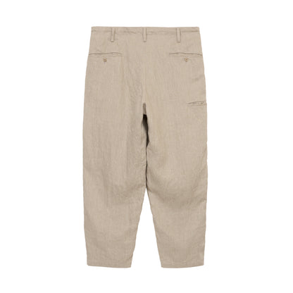 【S’YTE × GDC】VINTAGE LINEN CHINO CLOTH OCTAGON STAR EMBROIDERY WAIST-STRING PANTS