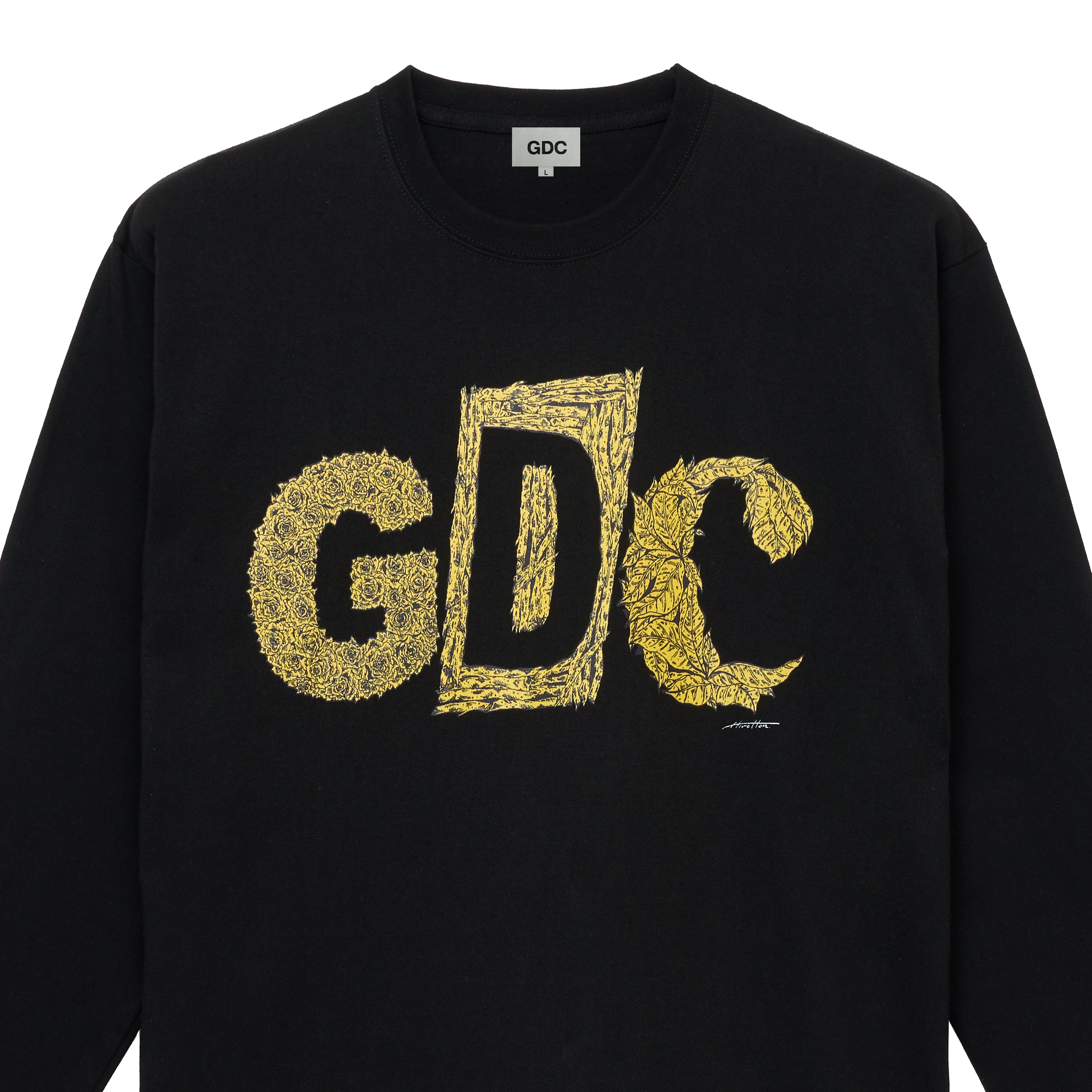 HIROTTON×GDC collabo Tシャツ HIROTTON×GDC collabo】skull T-shirt