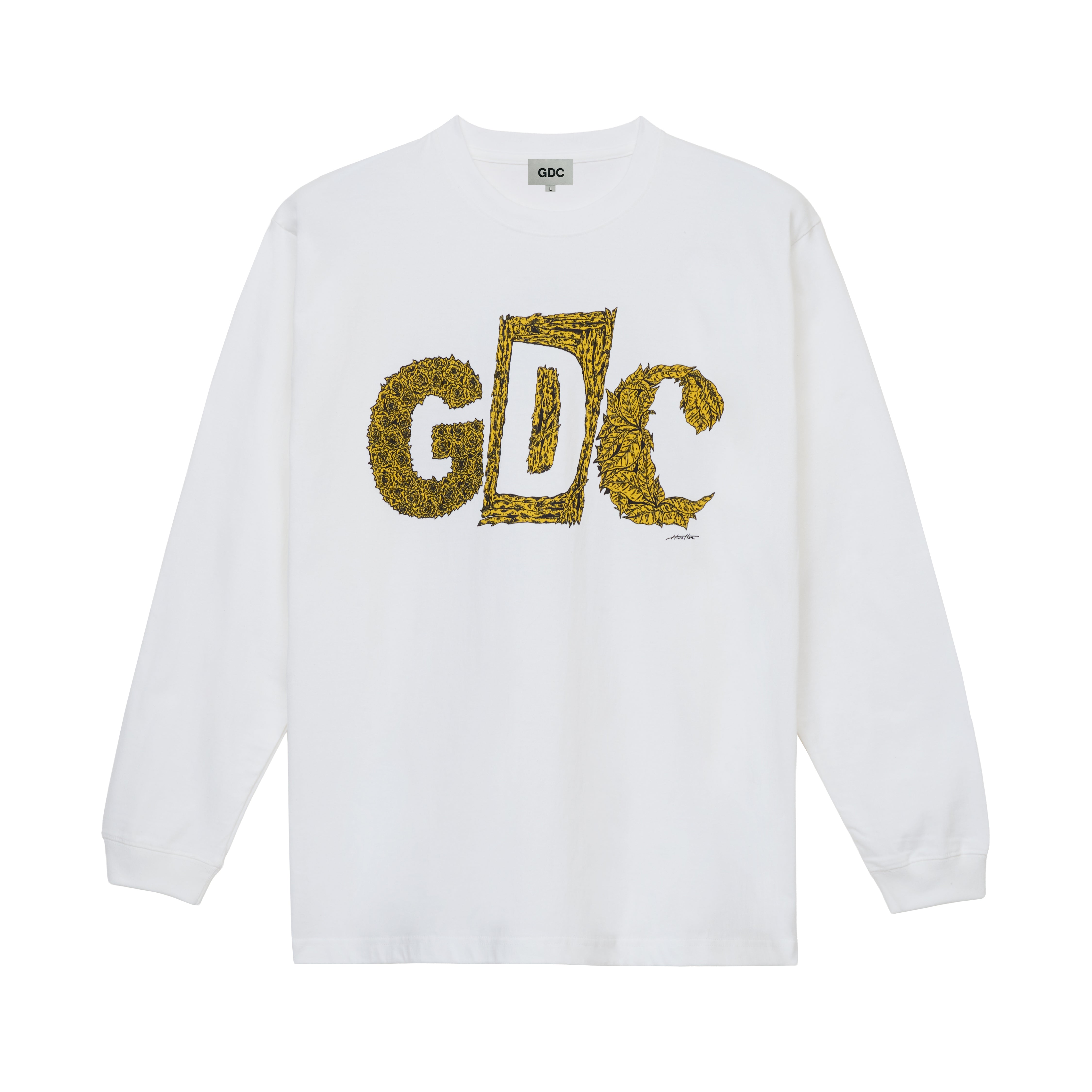 HIROTTON×GDC collabo Tシャツ tiger HIROTTON×GDC collabo Tシャツ tiger WASHED GRAPHIC TEE