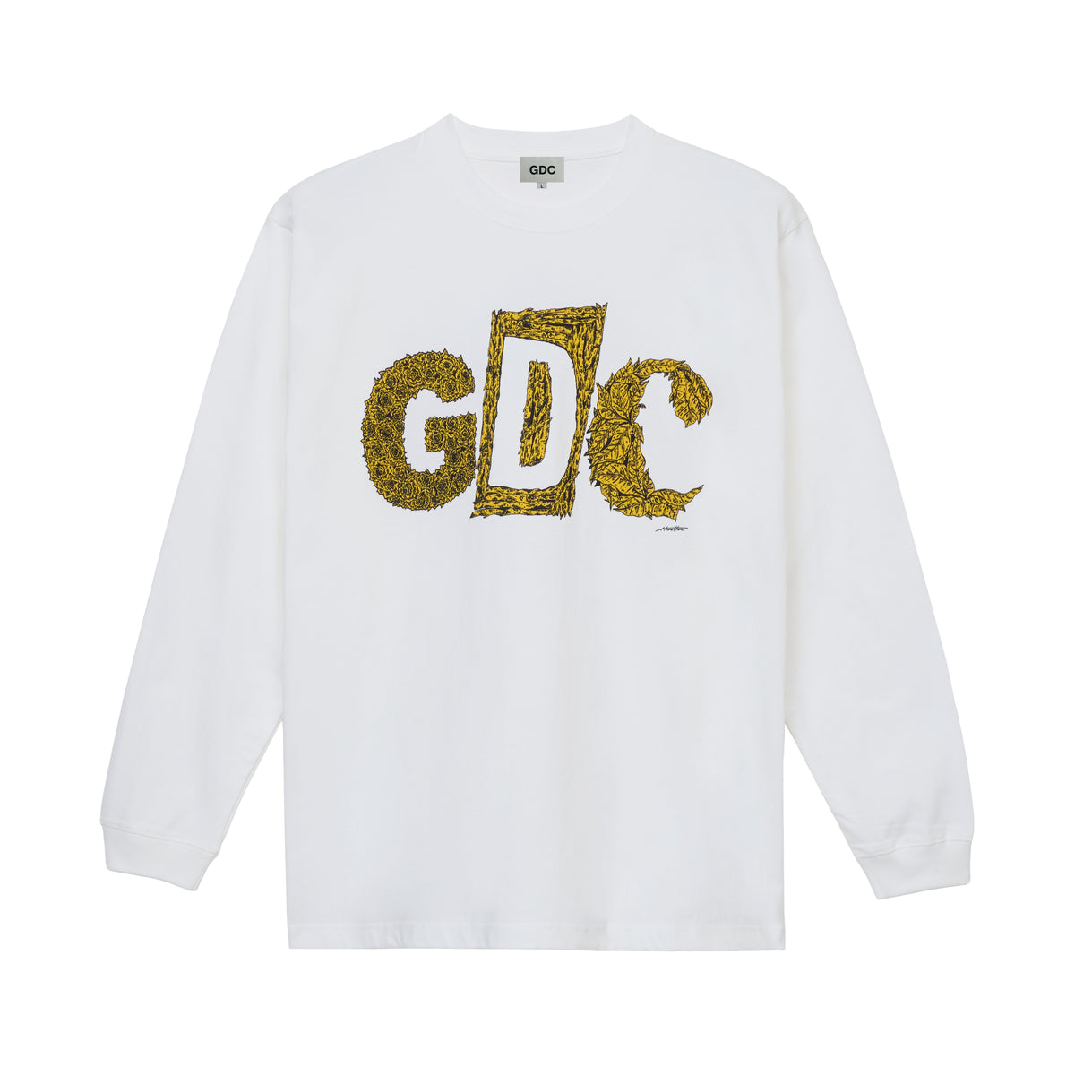 HIROTTON×GDC collabo】botanical T-shirt L/S